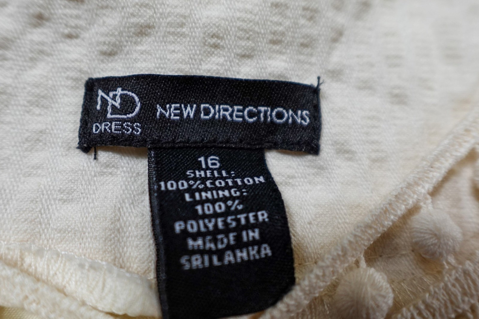 New Directions, Dress, 16