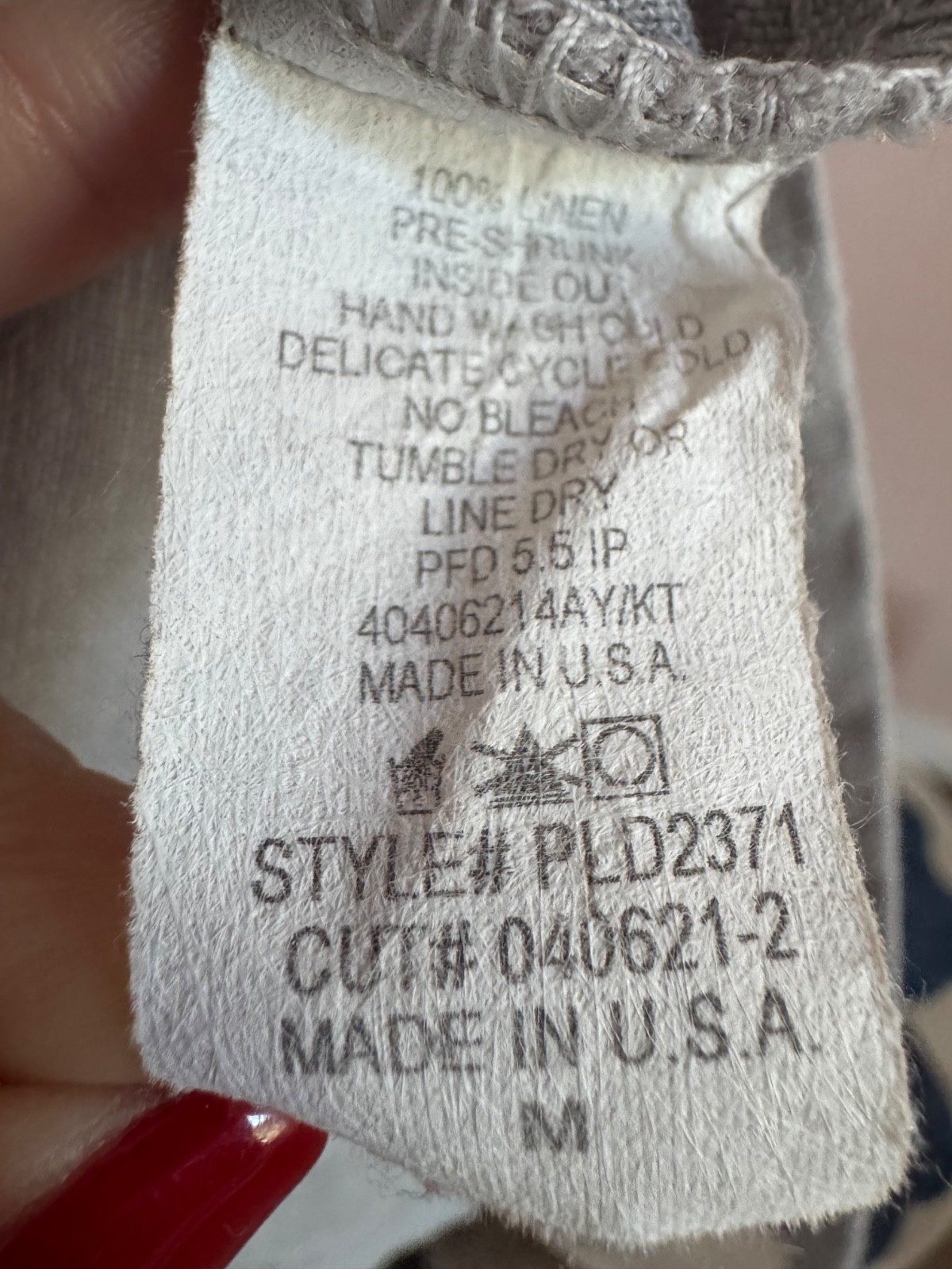 Pure Match Dress Maxi M Gray Linen Shift Sleeveless Coastal Beach USA Sundress