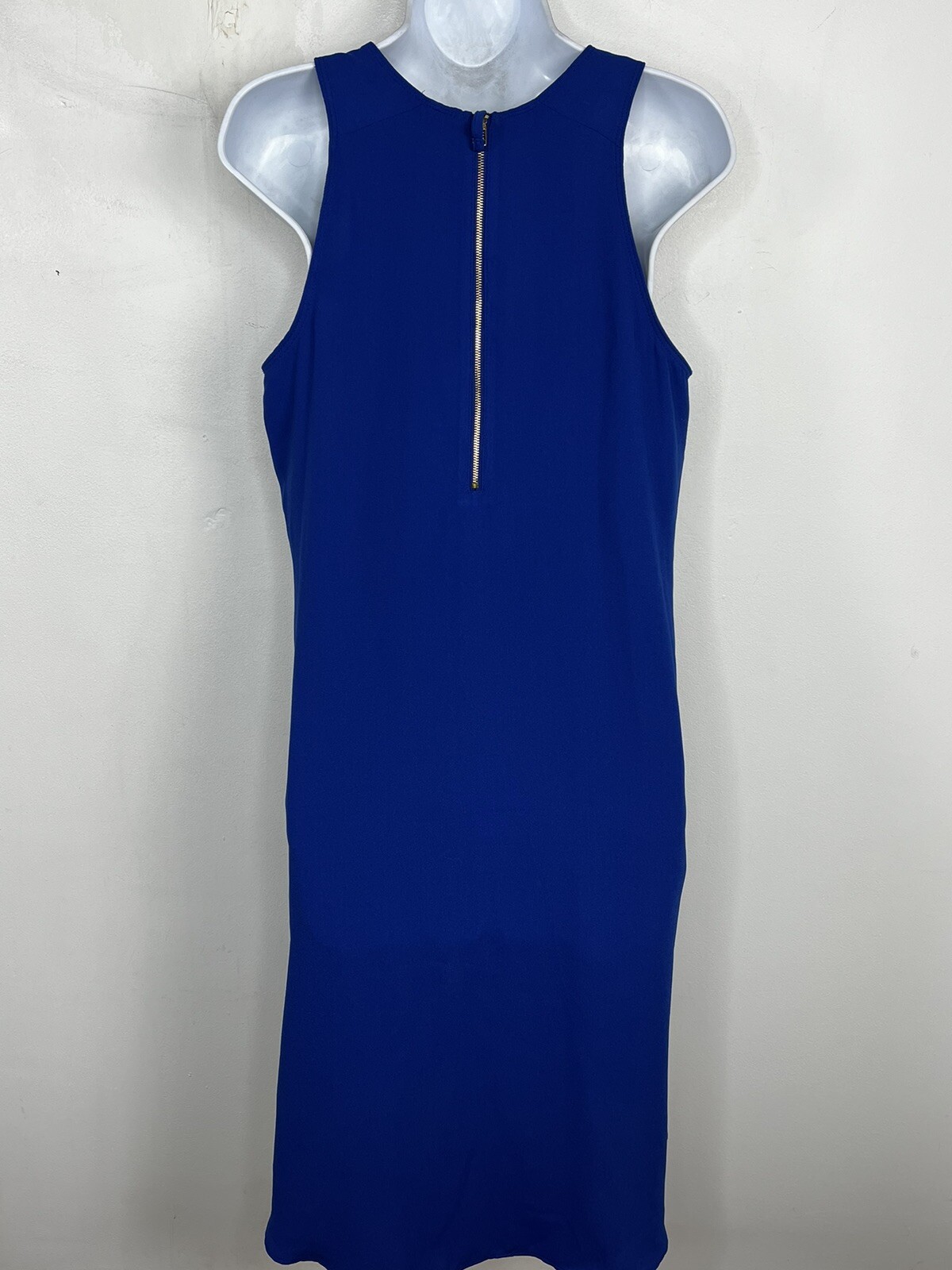 Apt 9 Womens Sheath Dress sz M Blue Minimalist City Chic Modern Workwear NEW