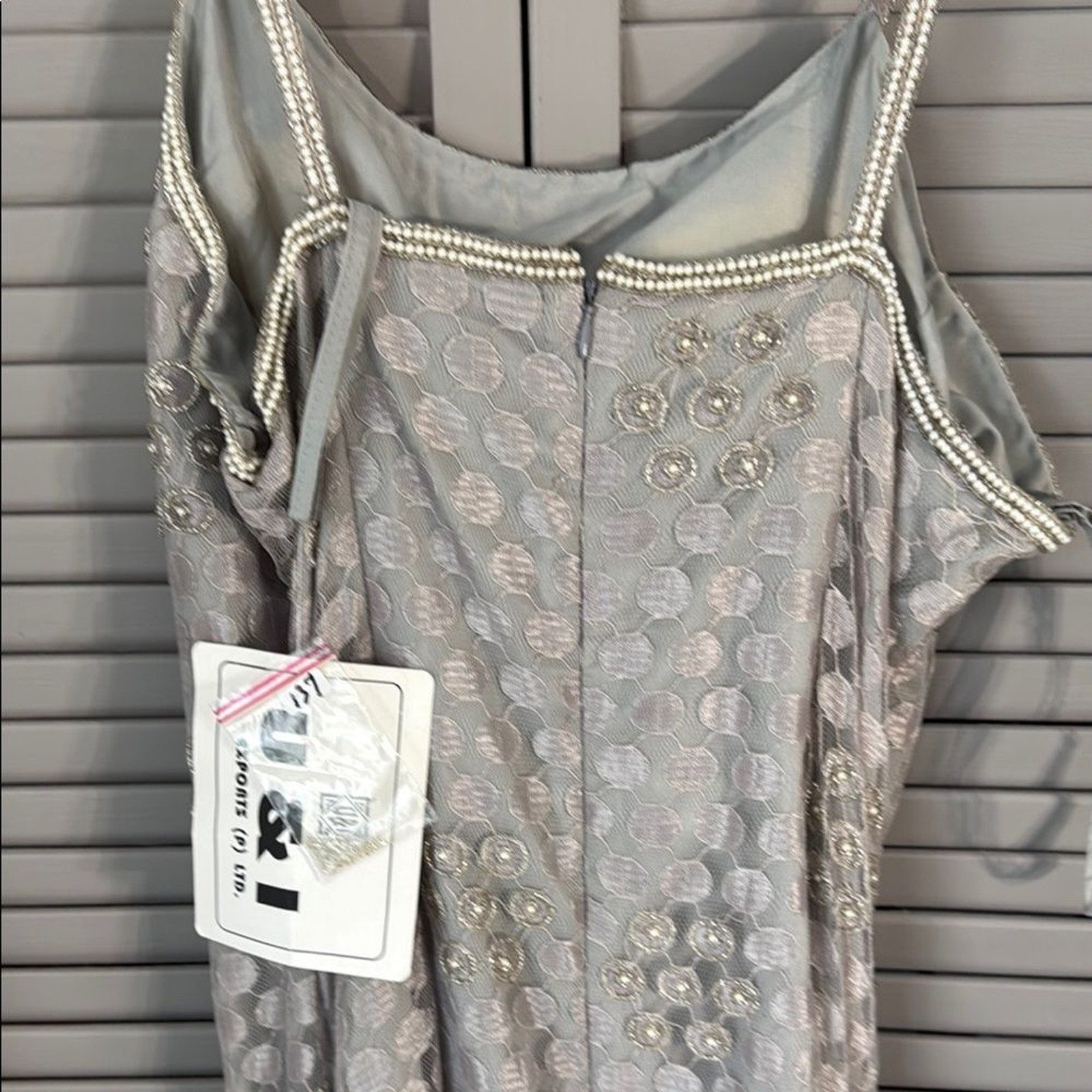 U&I Elegant Gray Dress NWT Size: M