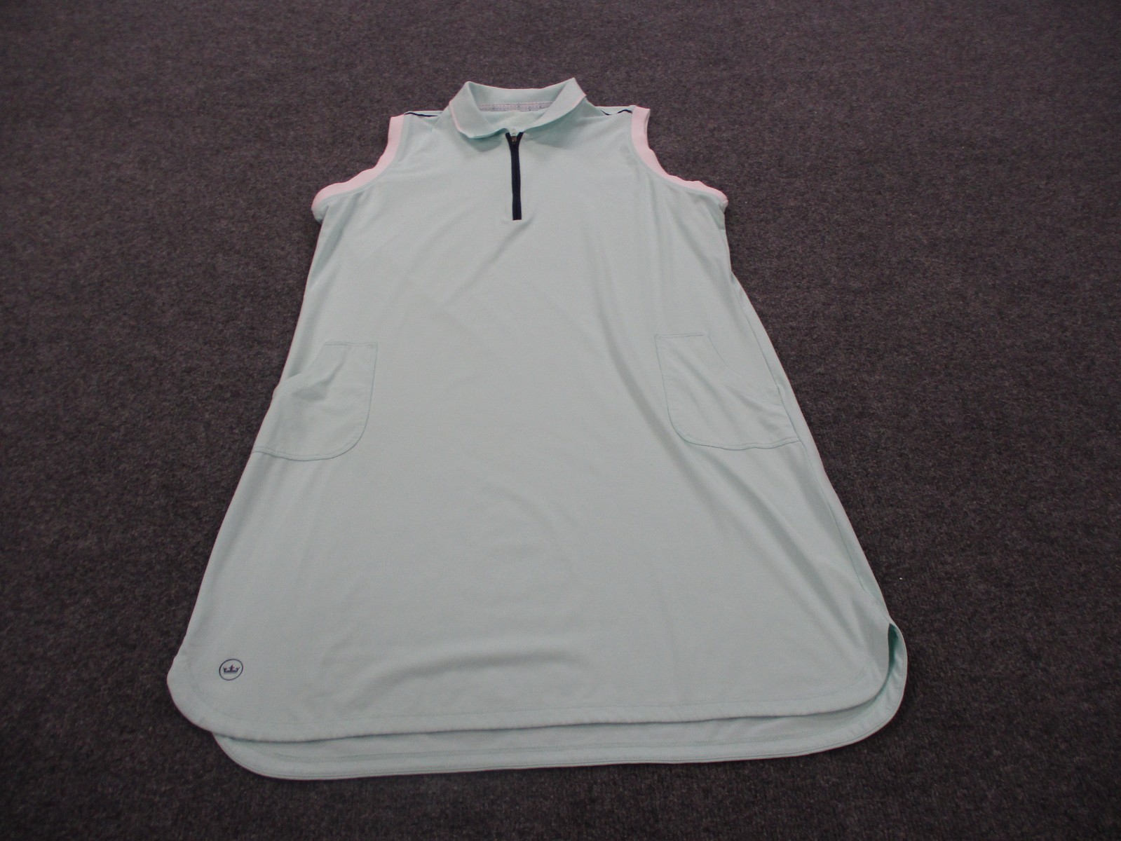 Peter Millar Tank Dress Womens XL Green Stretch Pullover Performance Outdoor UPF