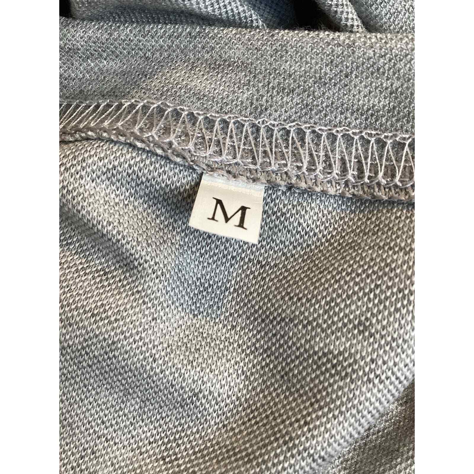 Essentials Basic Sleeveless Casual Drawstring Midi Dress Gray Size Medium