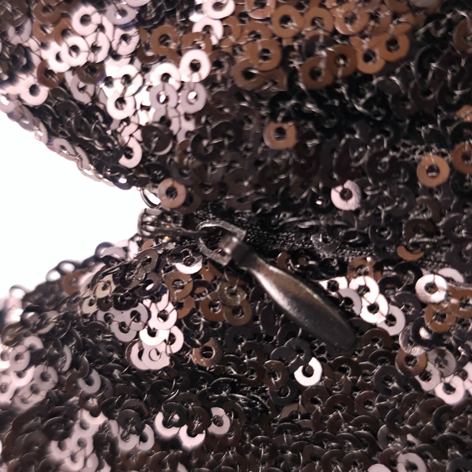 Lulus Sequin Cocktail Dress Womens Small Black Mini V-Neck Bodycon Party Gown