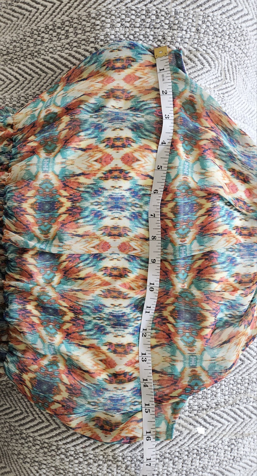 Women’s Adjustable Straps Lightweight Summer Floral Dress Size S Boho Resortwear
