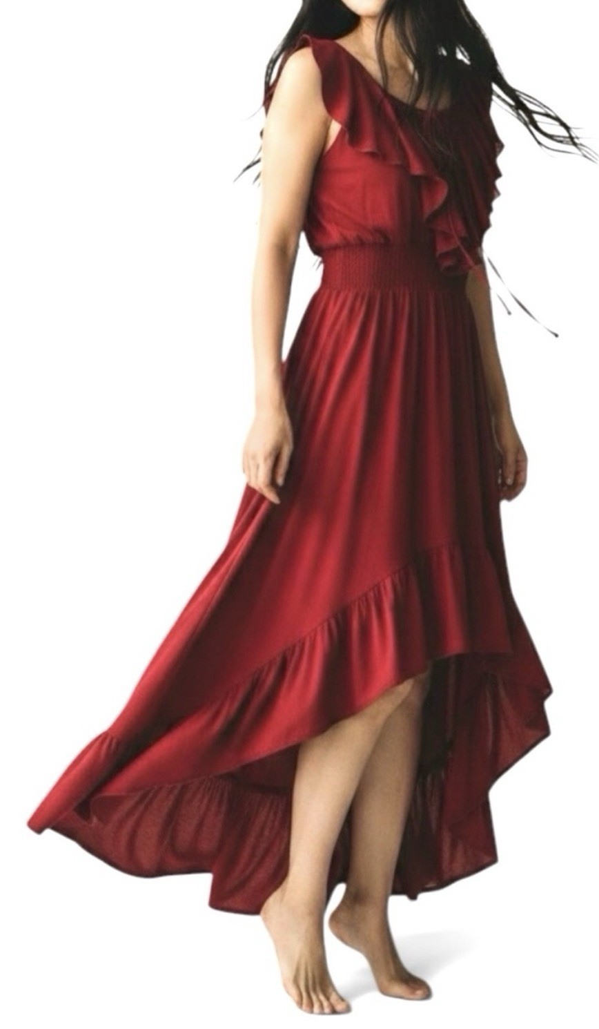 Go Coco Red Maxi Dress. Women’s Size Large