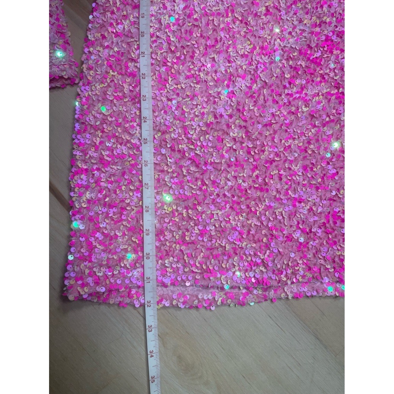 Petal & Pup Pink Sequin Mini Dress Small Prom Vegas Bachelorette Party