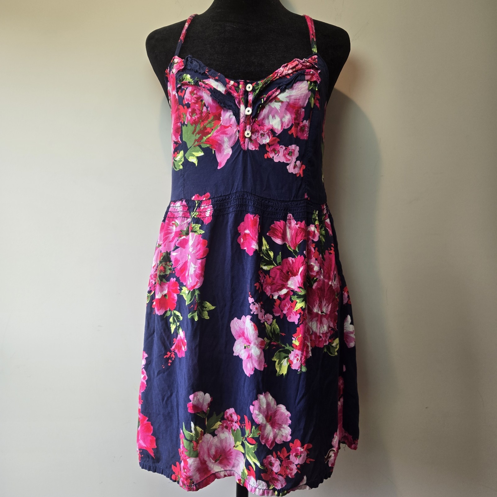 Hollister Dress Y2k Flower Mini Flirty Coquette Girl Vintage Summer Small