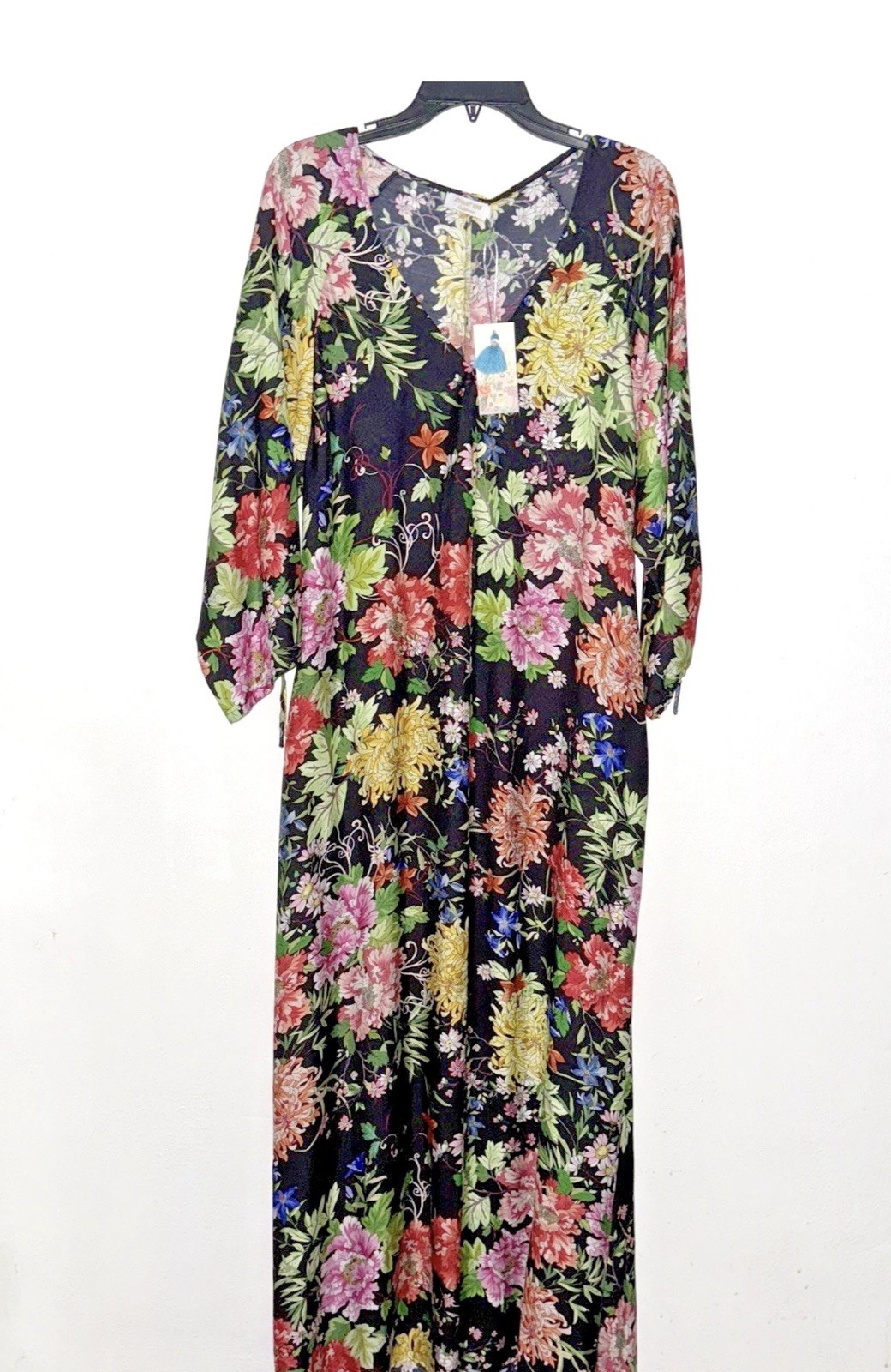 Johnny Was Metalli Notte Long Dress S;NWT