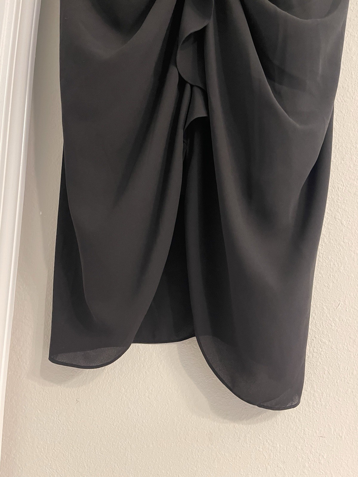 City Chic Black ‘Va Va Voom Off’ Off-the-Shoulder Midi Front Slit Dress Size 16