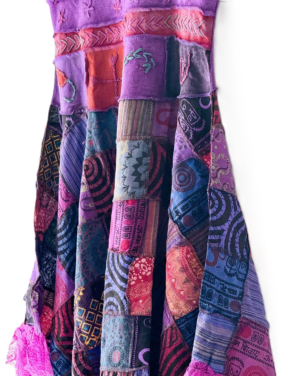 Authentic Nepalese Handcrafted Patchwork Dress