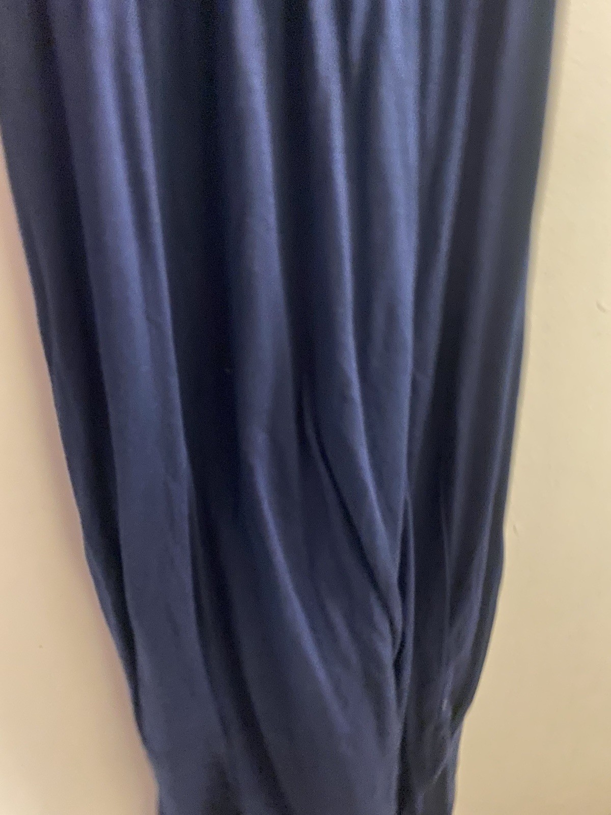 Just Love Womens Dark Navy Blue Maxi Tank Dress M Medium Bust 38” V Neck