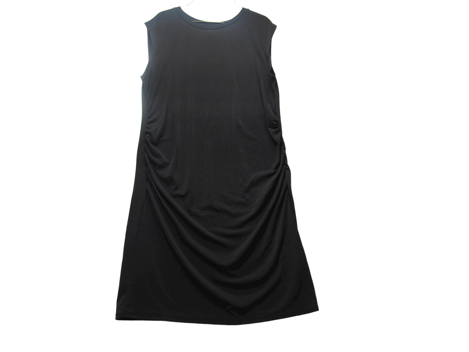 And Now This Dress Womens size Medium Black Gathered sides Stretch New