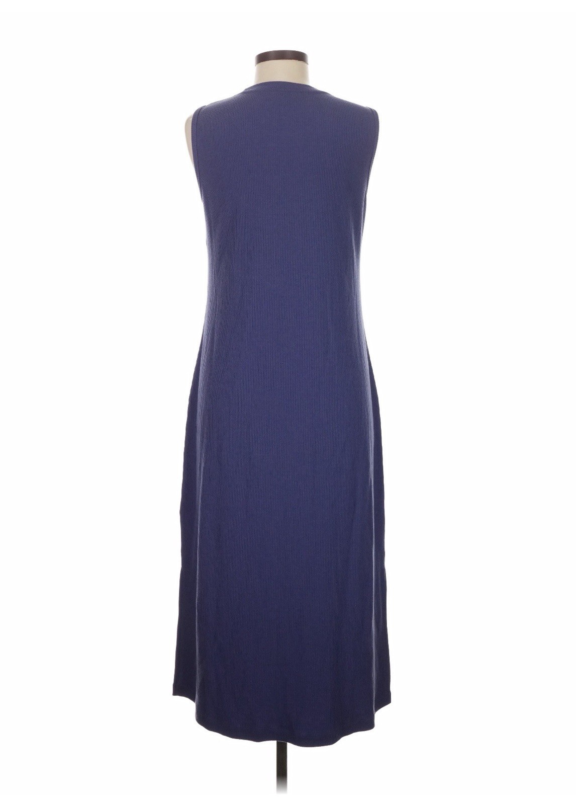 Woolx Iris Merino Wool Blend Ribbed Dress Midi Large