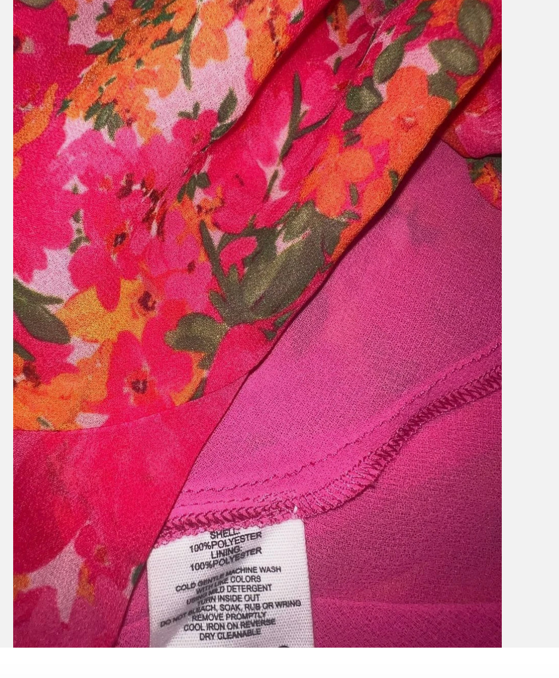 Rumored Just Like Heaven Wrap Ruffle Chiffon Y2K Maxi Dress Pink Sz M NWT