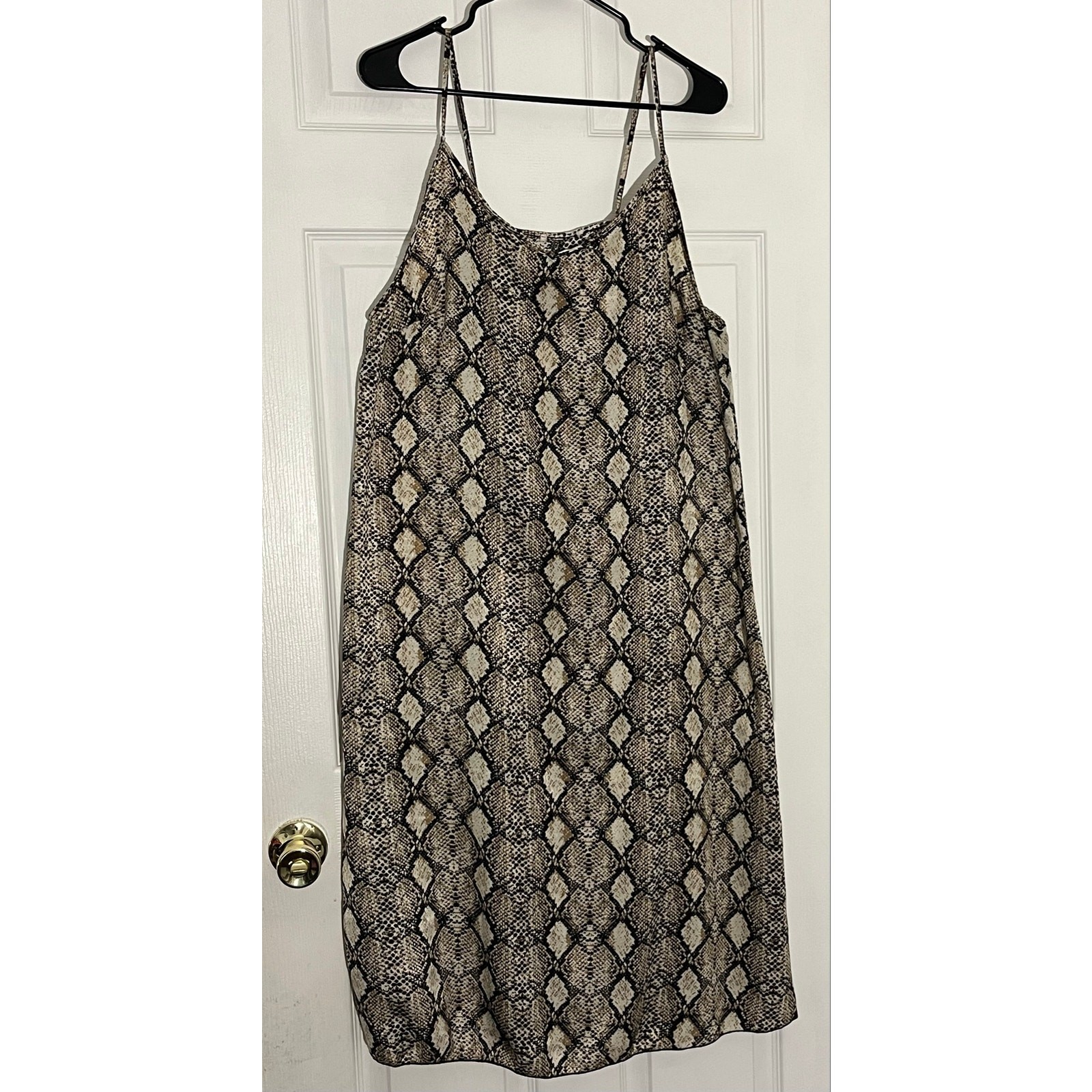 Snake Print Slip Dress | Women’s XL (Fits Like L)
