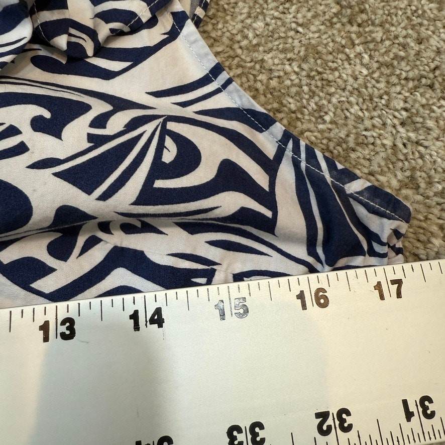 Vineyard Vines x Target medium ruffle belted nautical pockets dress D4 2469