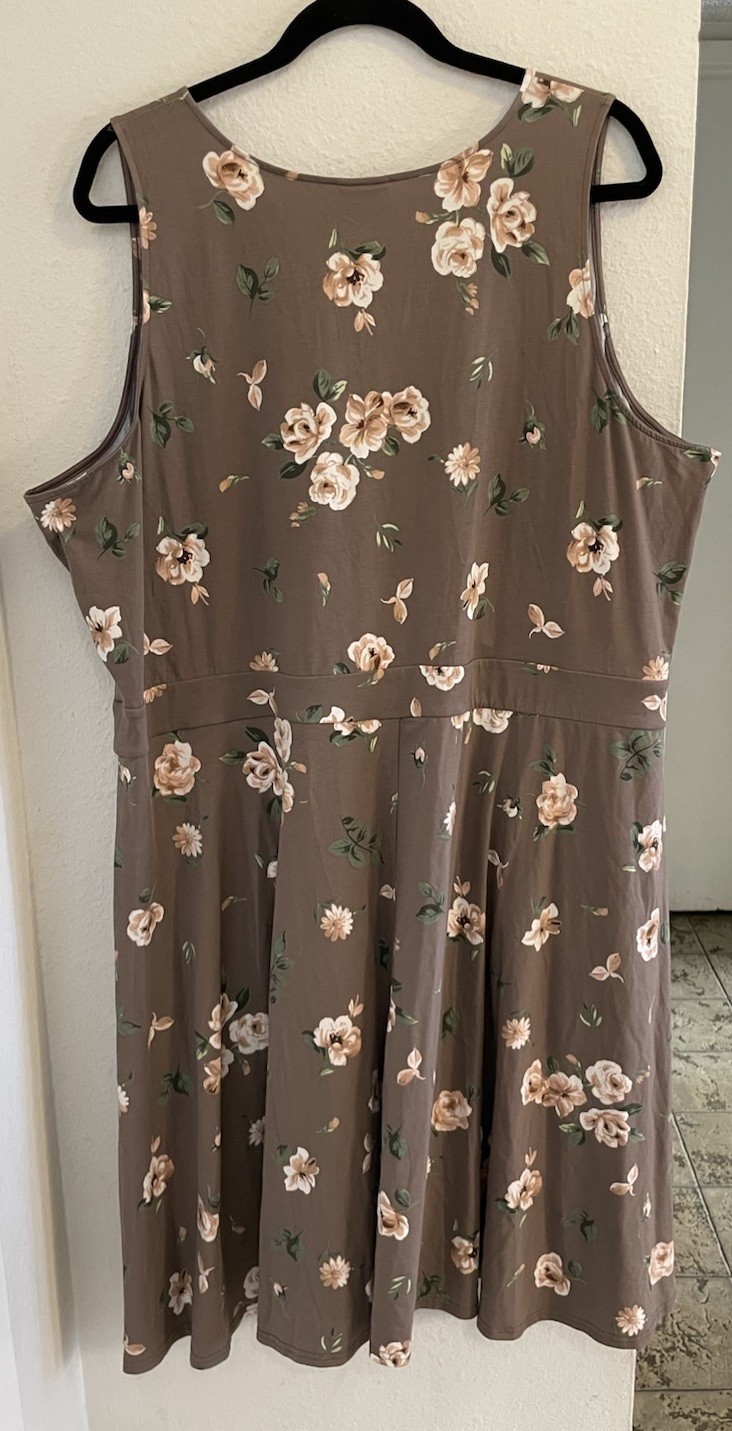 NWT Torrid 4x Women’s Plus Size 26 Super Soft Knit Cotton Stretch Sundress