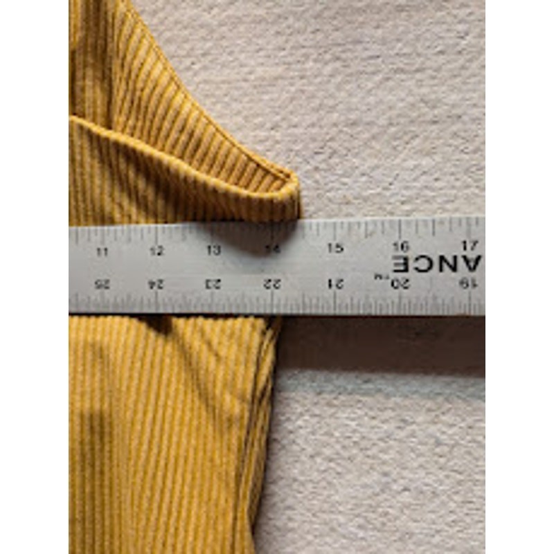 Lira Otis Rib bodycon Spaghetti Strap Knit Tank Dress Size Small yellow NWT