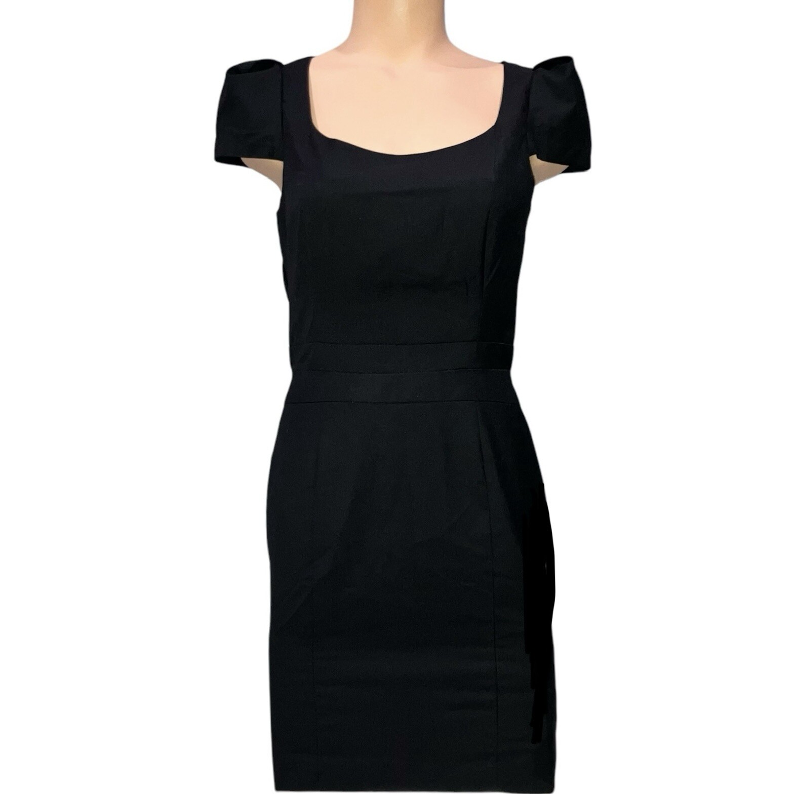 Office Siren Corp Core Forever 21 Black Shift Dress Work Career Business NWT S