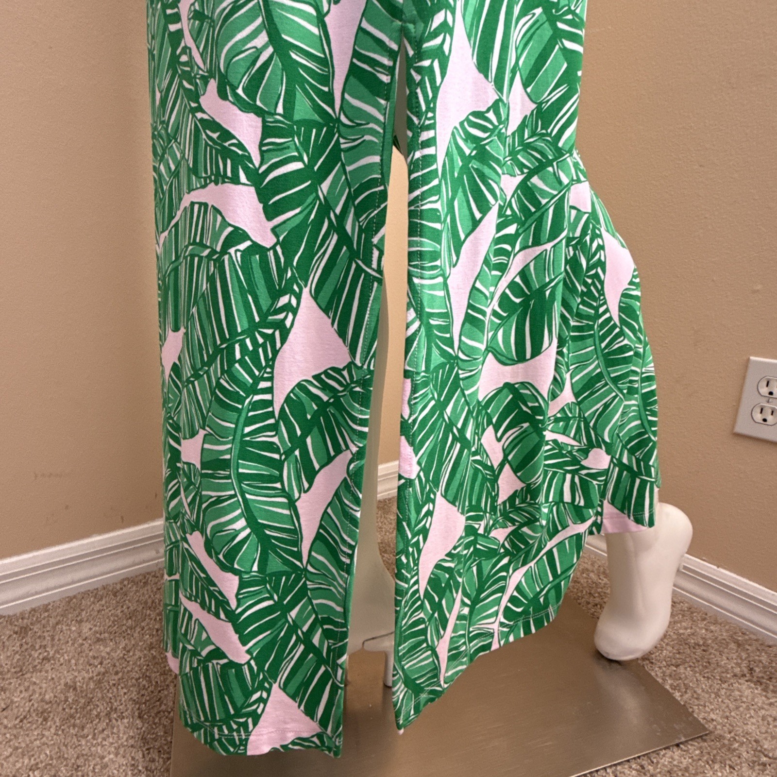 Lilly Pulitzer Maxi Morgann Maxi Dress Med Let’s Go Bananas Conch Shell Pink EUC
