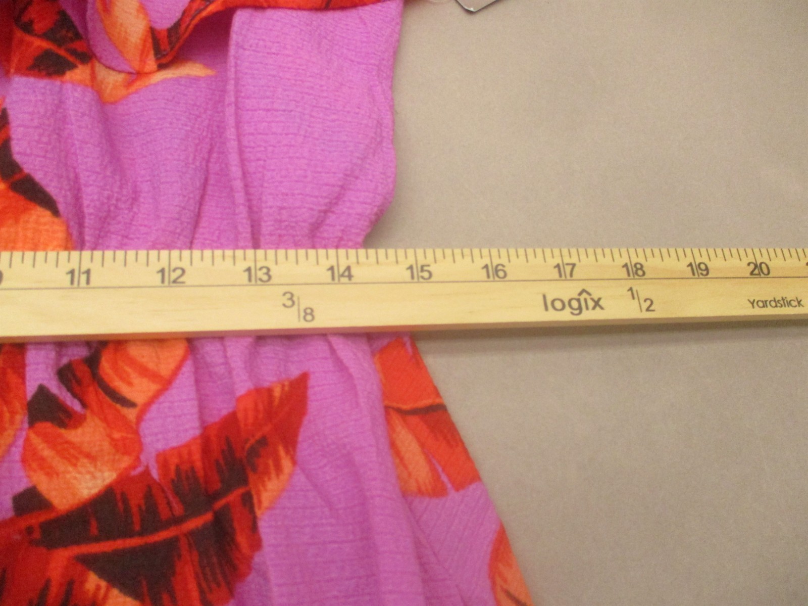 NWT Sofia Vergara Size L Womens Multicolor Floral Ruffle Front Long Dress 873