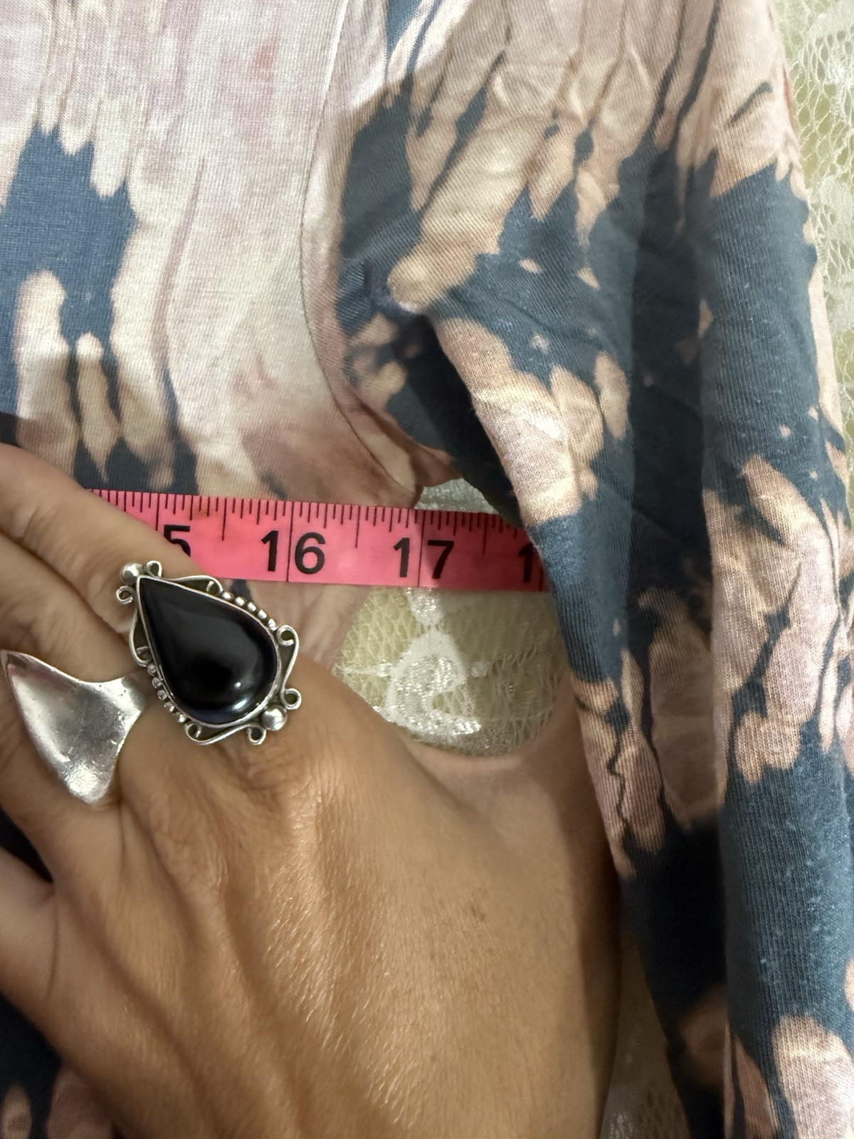 Hard Tail Pink Black Gray Tie Dye Dress side ruching xs/s euc long sleeve