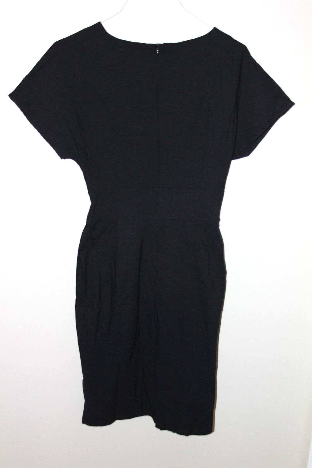 Gown Town Womens Black Fitted Pencil Bodycon Cocktail Party Formal Dress Large