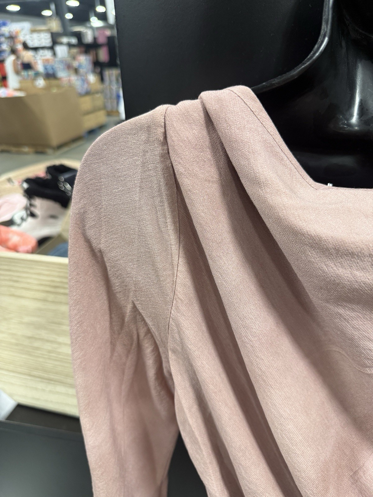 Acne Studios Women’s US 4/EU 36 Wrap Tunic Dress Mauve Pink FN-WN-DRES000990 New