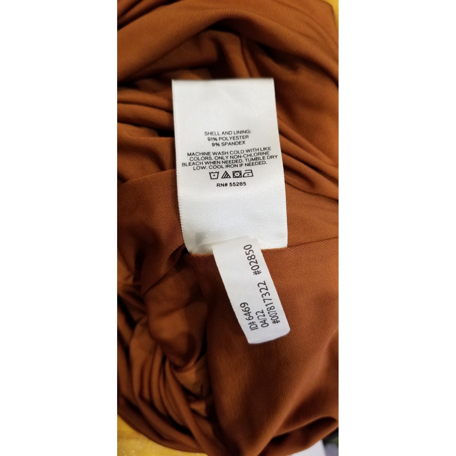 Express Rust Brown Mock Neck Ruched Bodycon Sleeveless Asymmetrical Dress XXS