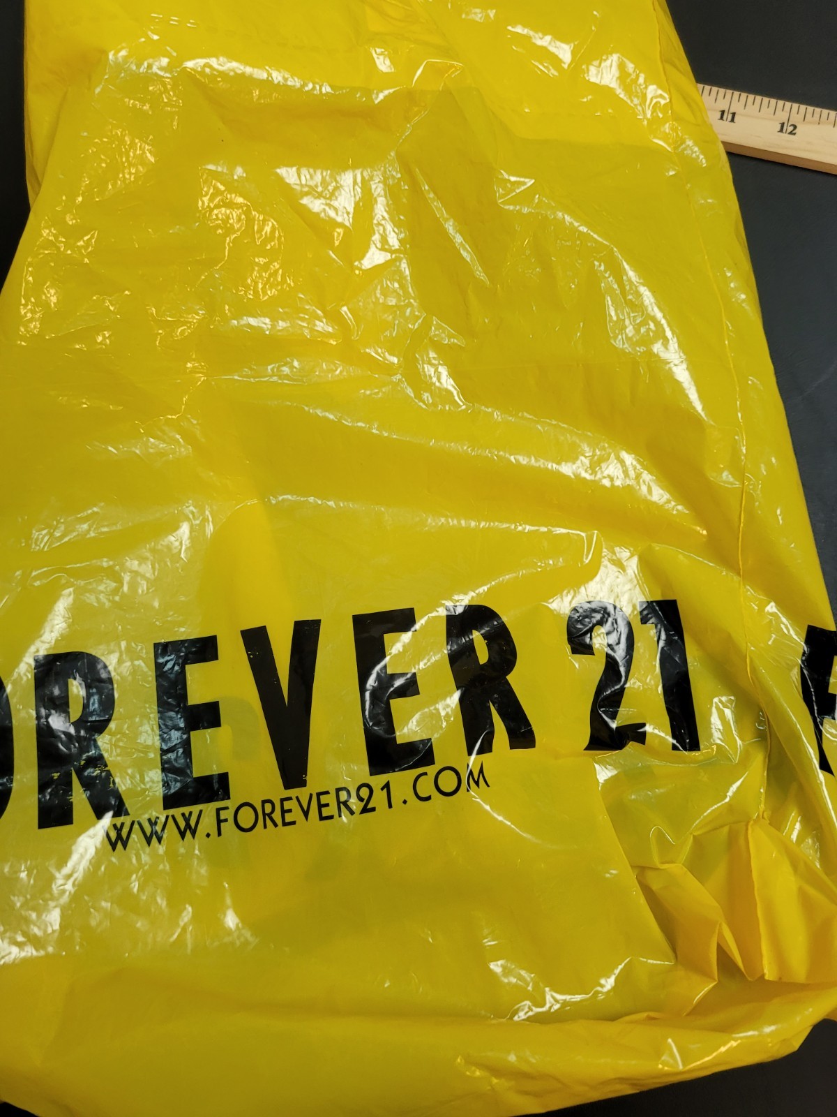 NWT Forever 21 Formal Black Strapless Dress Shiny Look Various Short Small