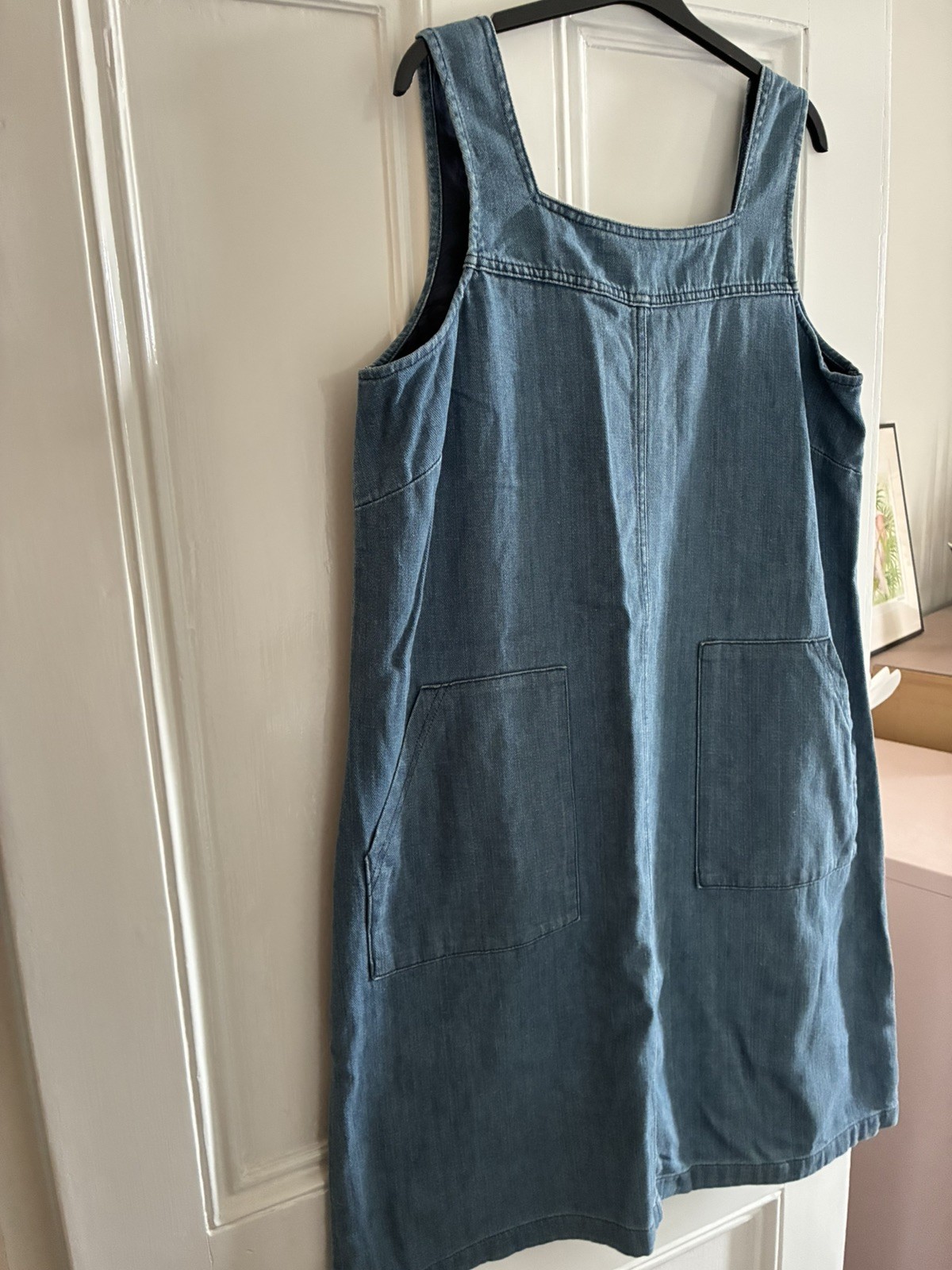 Seasalt Cornwall denim pinafore, Size 16