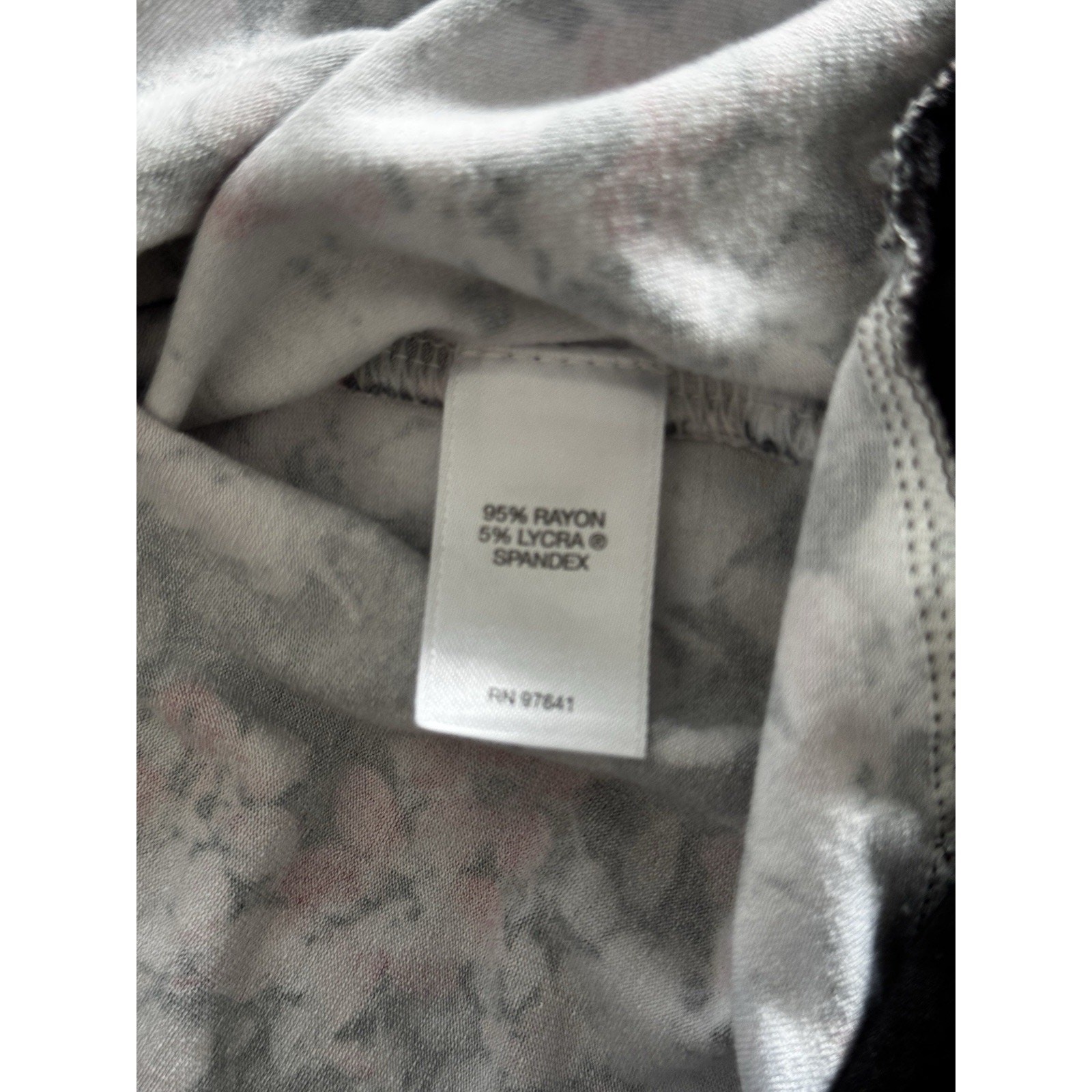 J. Jill Spring Summer Wherever Sleeveless Floral Dress Pink Gray Black Rose Sz L
