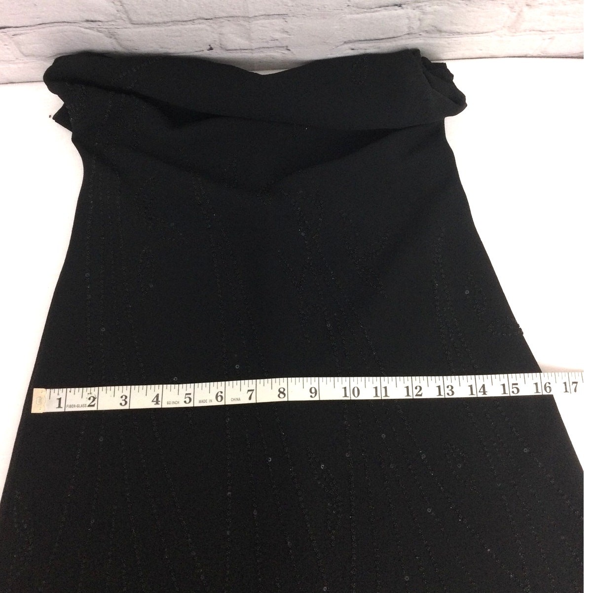 Modern Touch 90s Minimalist Gothic V-neck Bead Sleeveless Bias Cut Midi Dress L