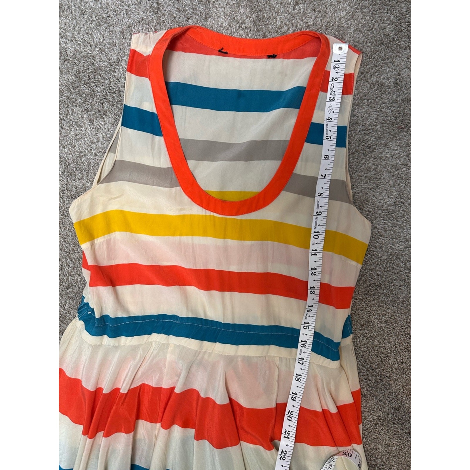 Marc by Marc Jacobs Simone multicolor stripe dress | perfect for France or Italy