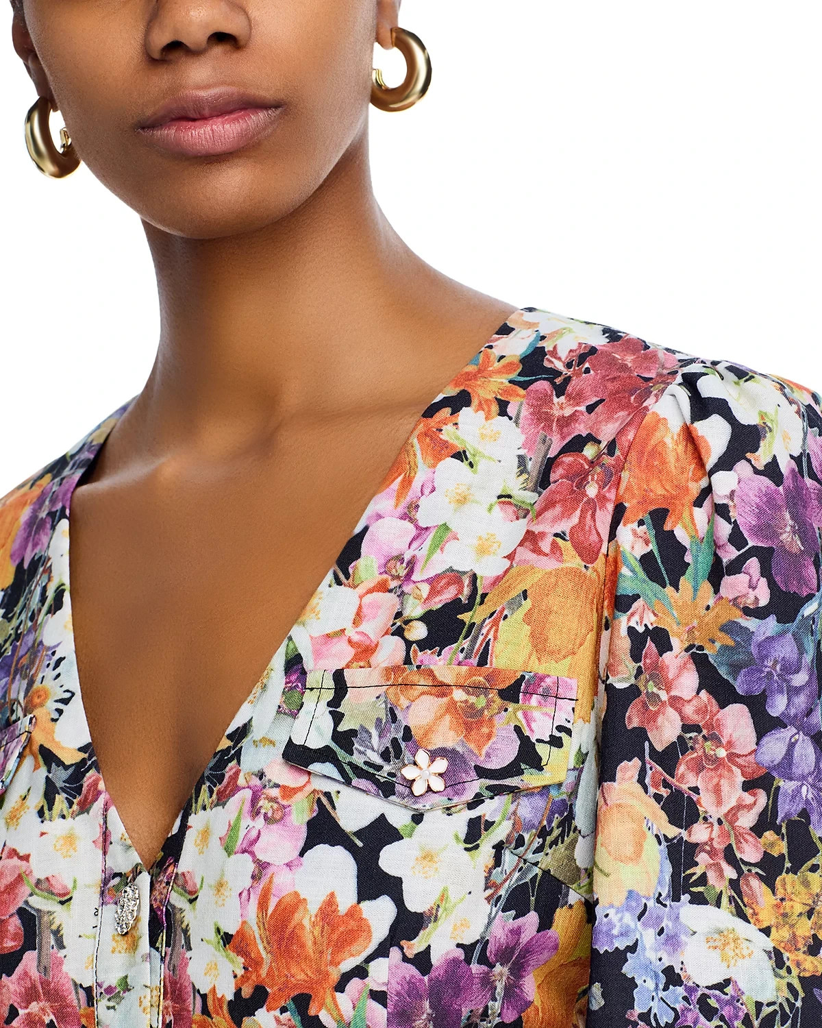 Aqua L97213 Womens Black Floral Print Fit & Flare Mini Dress Size S