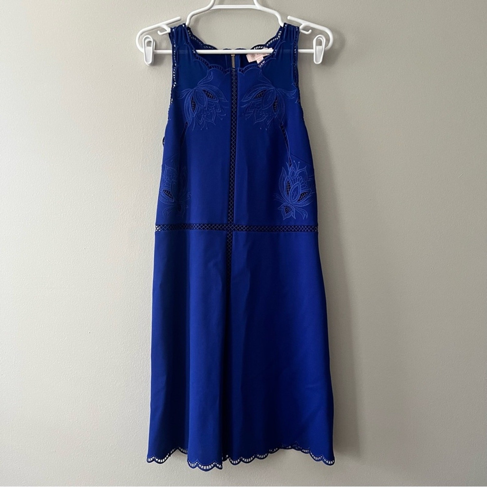 Ted Baker Women’s Royal Blue Sleeveless Codi Floral Dress Size 6