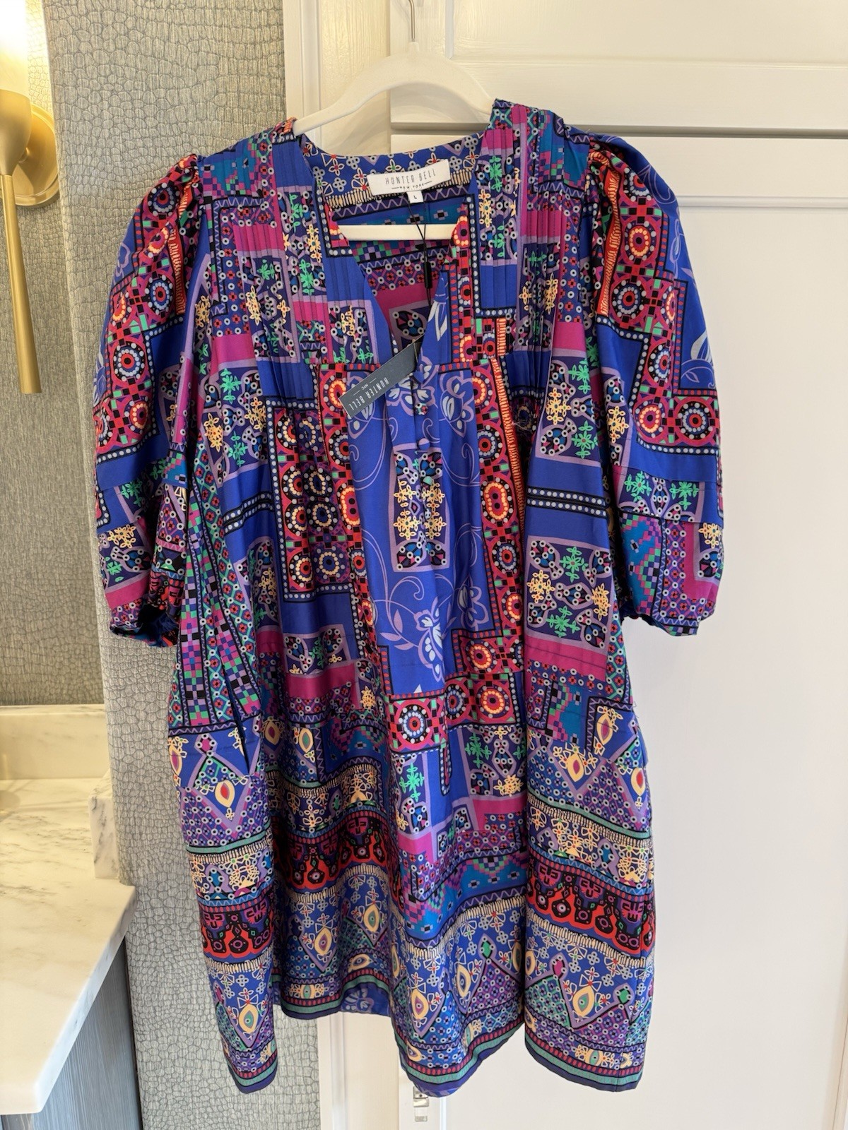 NWT Hunter Bell Jenkins Dress Large Patchwork