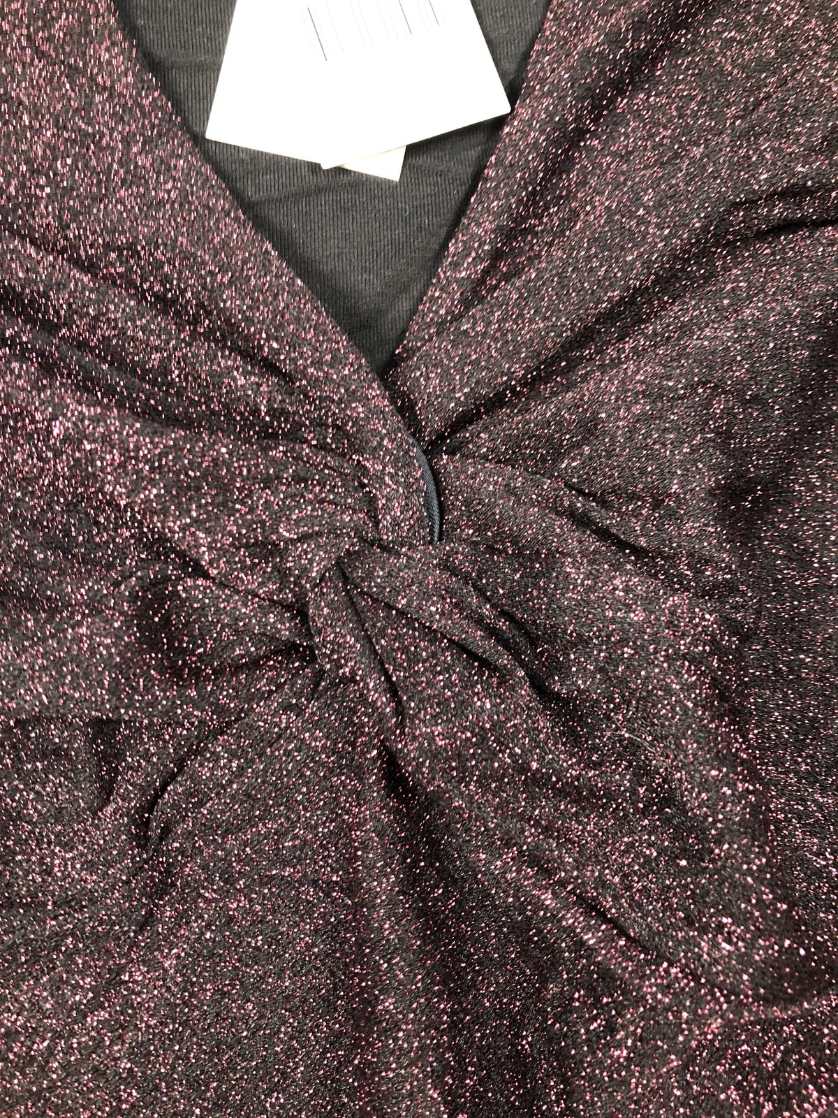 Boden Dress Womens 6 Purple V Neck Balloon Sleeve Glitter Fit Flare Maxi NWT