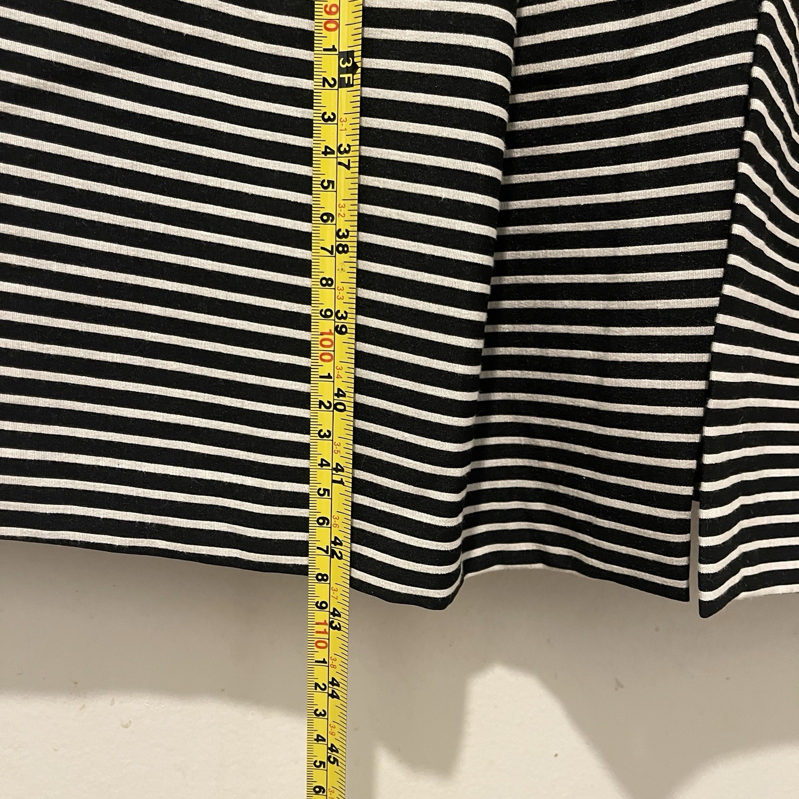 Eva Mendes For New York & Company Striped Black & White Dress – Small