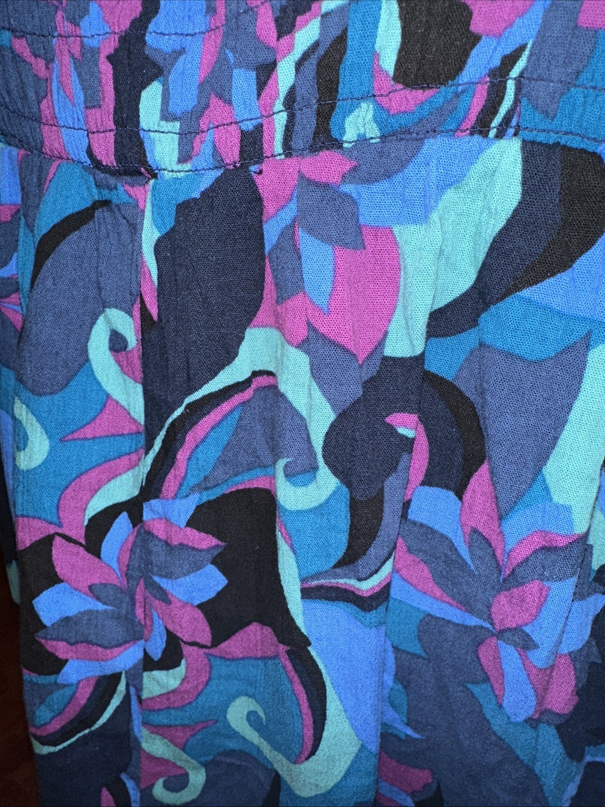 Terra & Sky Women’s Plus Size Pleated Tiered Dres 3X Long Sleeve Multicolor NWT