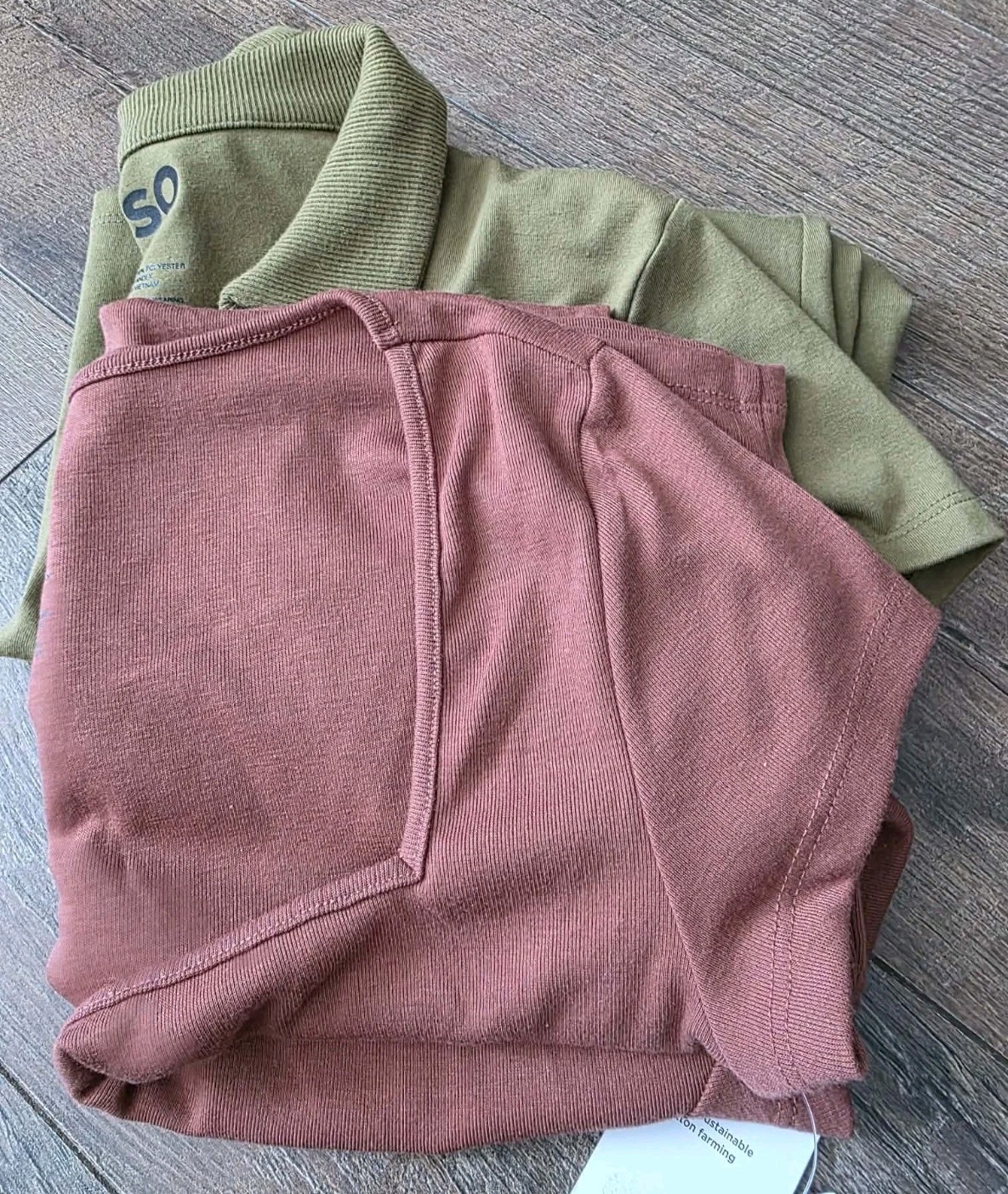 NWT “SO” Medium Junior #2 Spring/Summer Dresses – Olive Green/Cinnamon Coffee