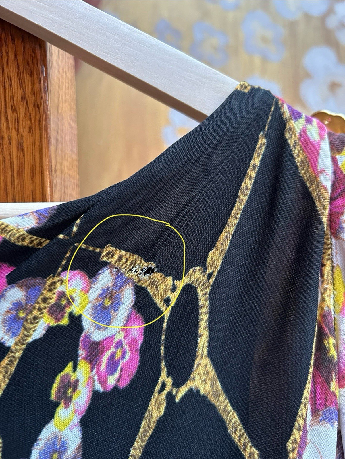 Class Roberto Cavalli Floral Print Draped Tunic Dress 100% Viscose IT46 US12