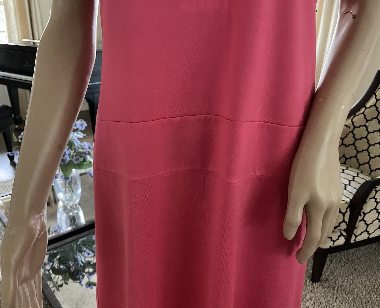 Peter Millar Performance Golf Dress Polo Collared Sleeveless Pink Size M EPC