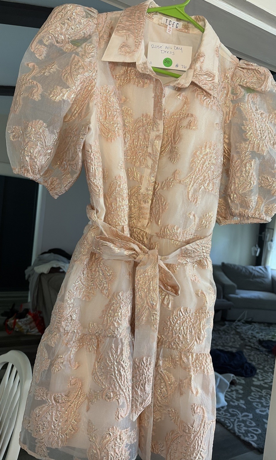 Cute Puffy Sleeve Dress Medium Women’s