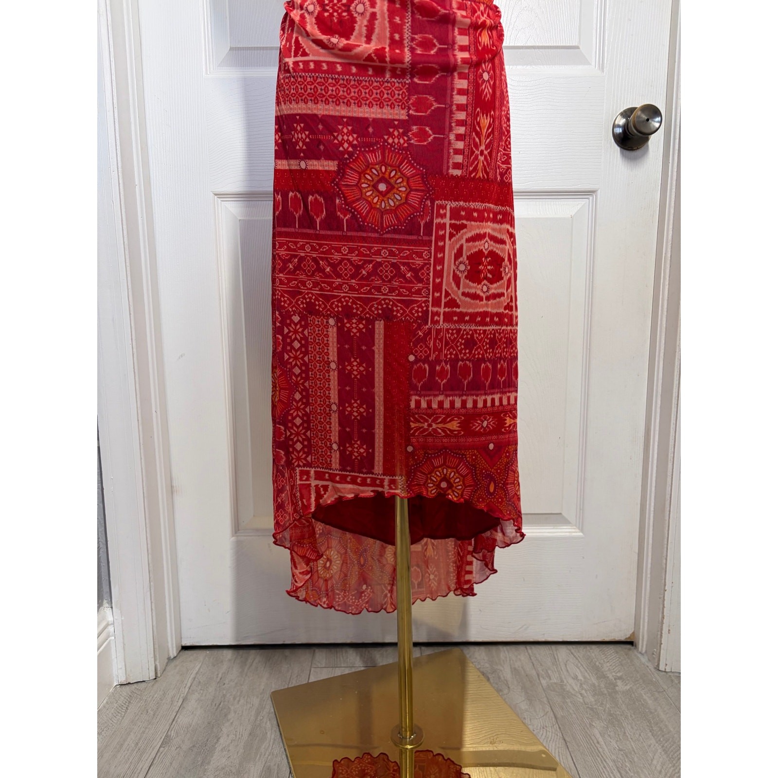 City Triangles VTG y2k Patchwork Paisley Grunge Wimsy Fairy Boho Sz M