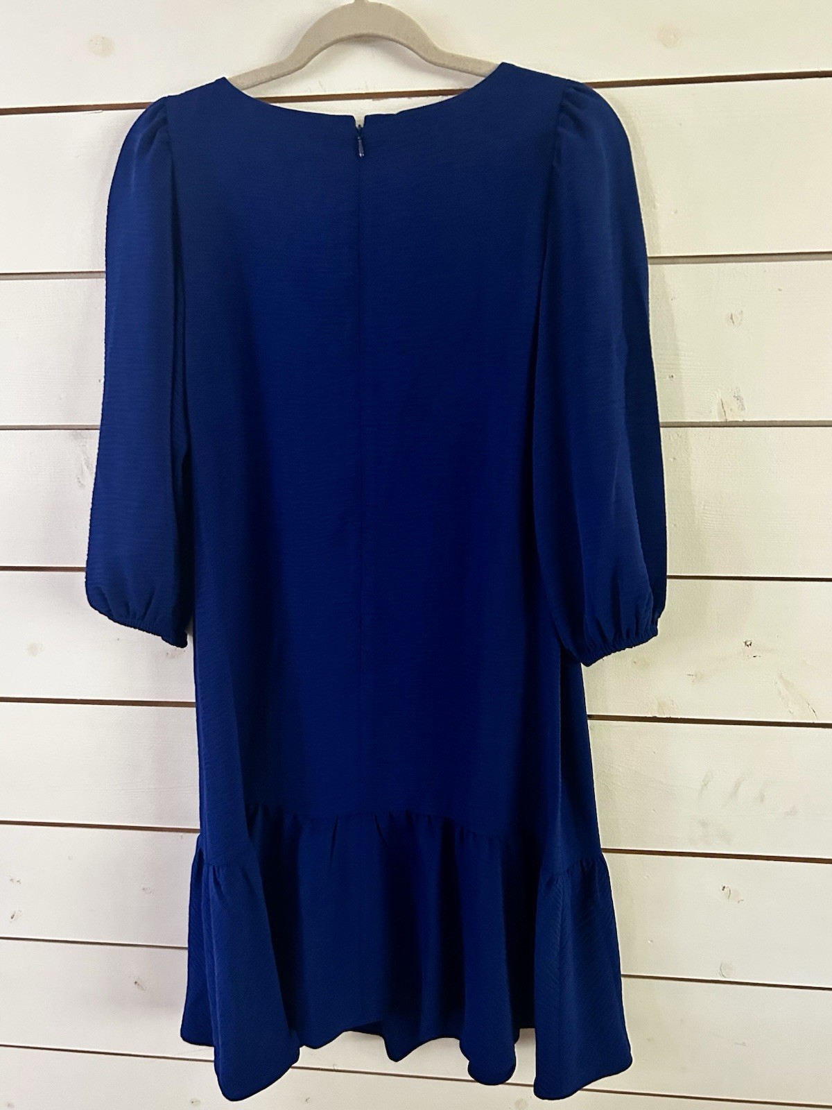 Harper Rose Ultramarine Balloon Sleeve Shift Dress Back Zipper Women’s 10