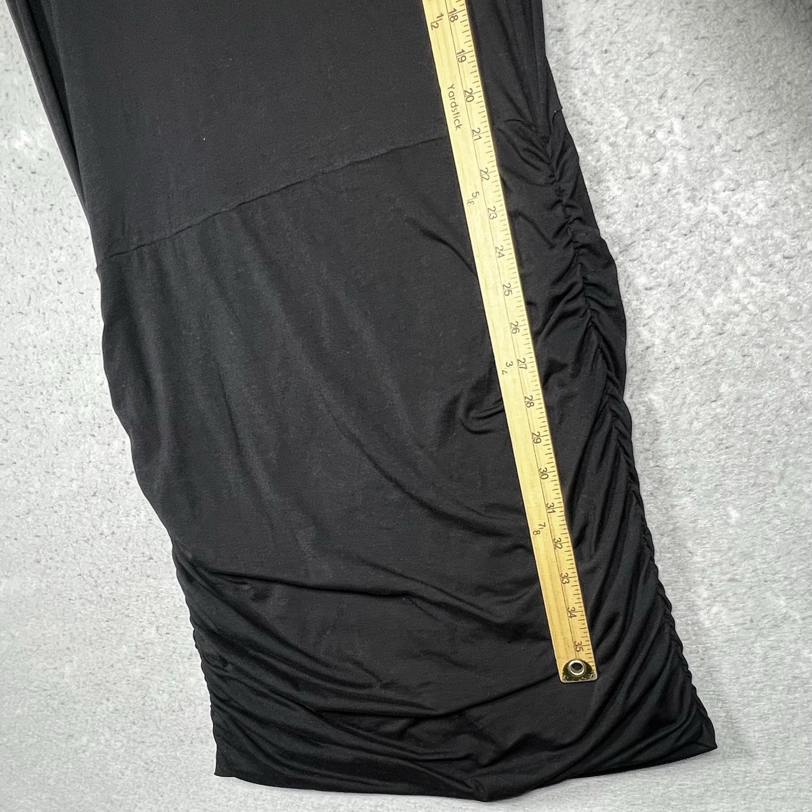 Athleta Dress Womens Medium Bodycon Stretch Knit Athleisure Casual Fitted Black