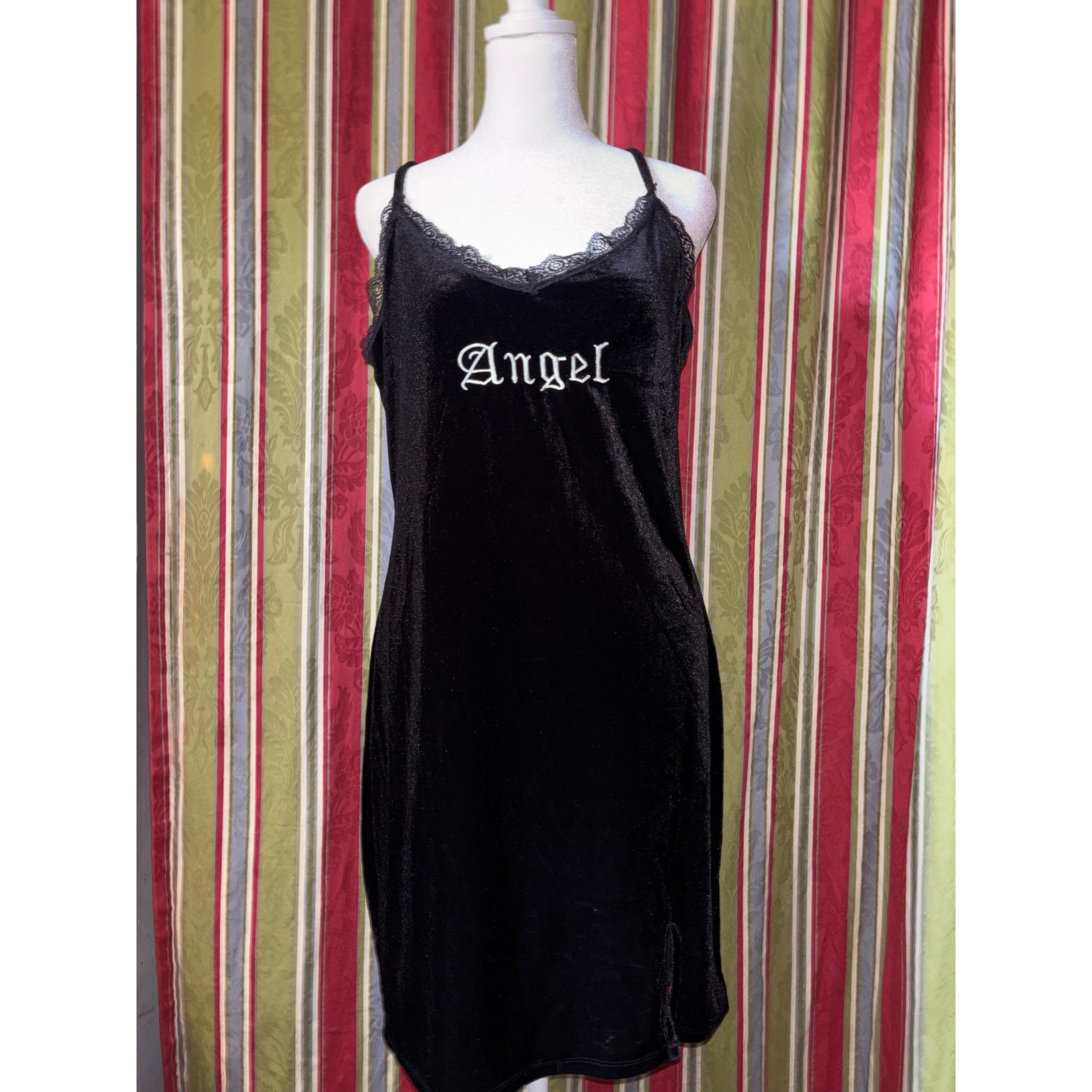 Black Lingerie Angel Dress Size Curve XL