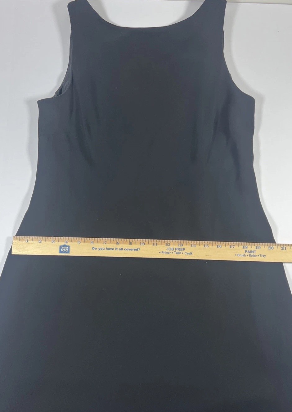 Evan Picone Women’s Knee Length Black Sheath Dress With Draped Back Size 16