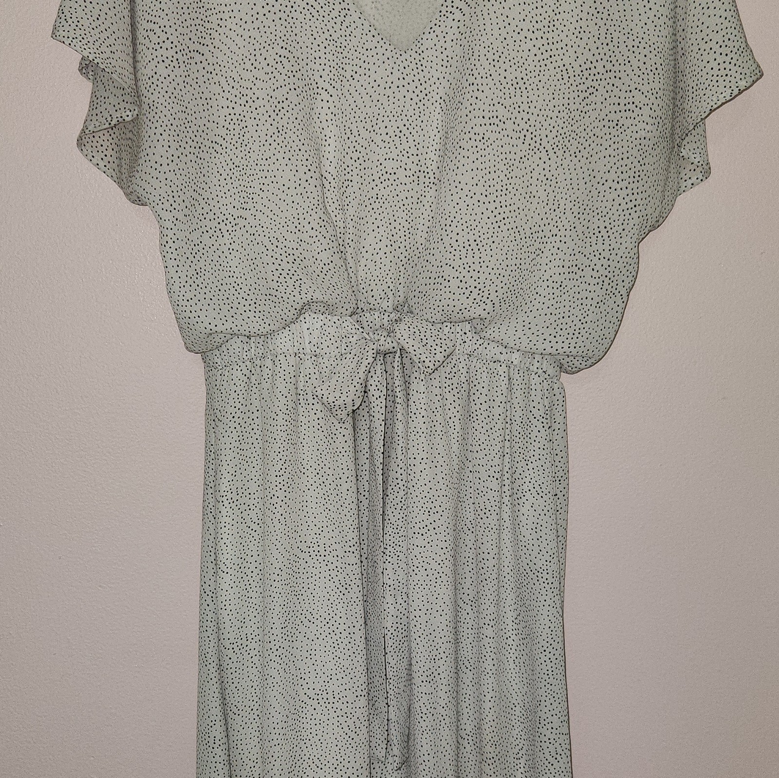 Sienna Sky maxi dress white black speckled